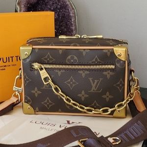 Louis Vuitton Brown and Gold Monogram Bag
